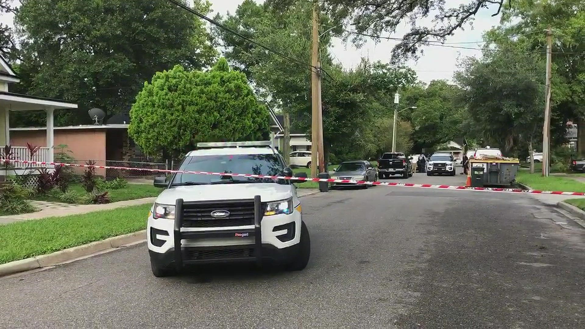 The Jacksonville Sheriff's Office said the shooting was reported at 2700 Myra Street Tuesday morning.
Credit: Renata Di Gregorio
