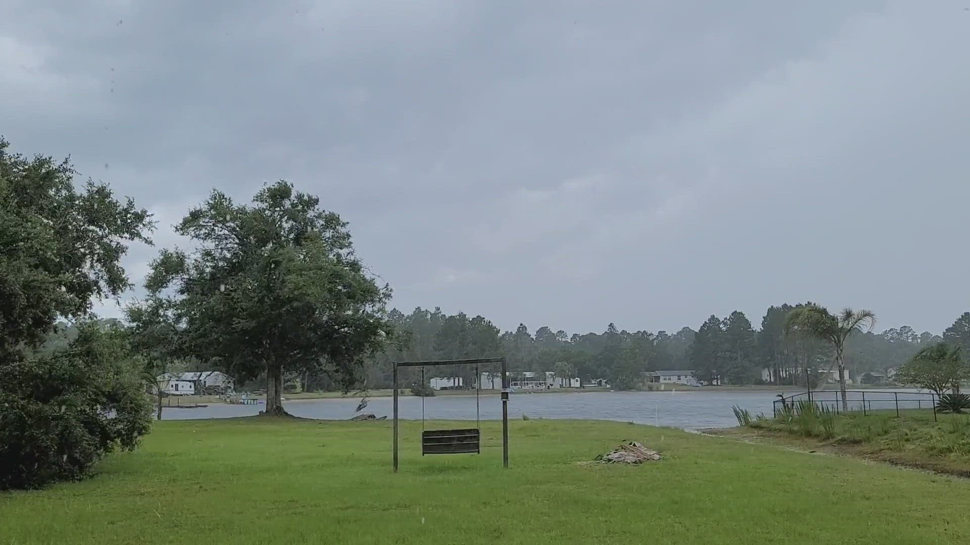 Strong storm - Oceanway area.. no thunder..no lightning
Credit: Jeff Russo