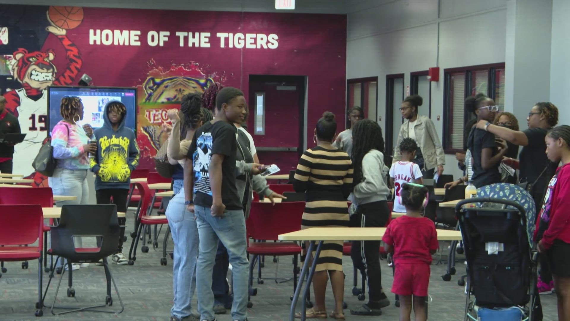 Andrew Jackson High School offered four tours on Saturday. Middle and high school families can learn more about school choice opportunities at DCSP's website.