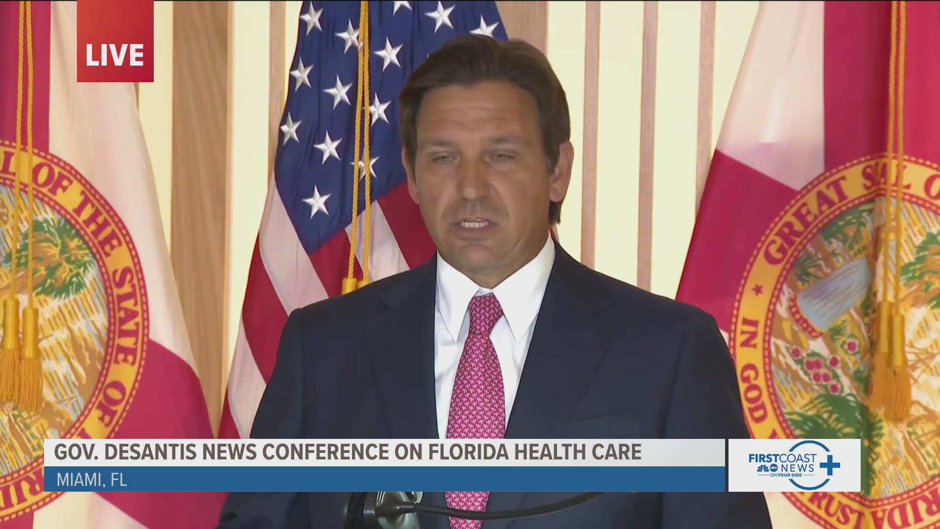 Florida Gov. Ron DeSantis signed a trio of health care bills into law in South Florida.