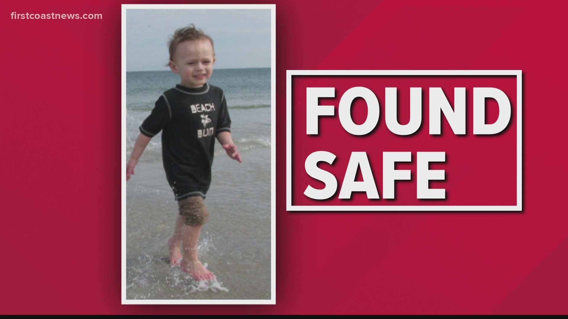 The Jacksonville Sheriff's Office has safely located a two-year-old boy that went missing in the area of St. Johns Bluff Road South Tuesday morning.