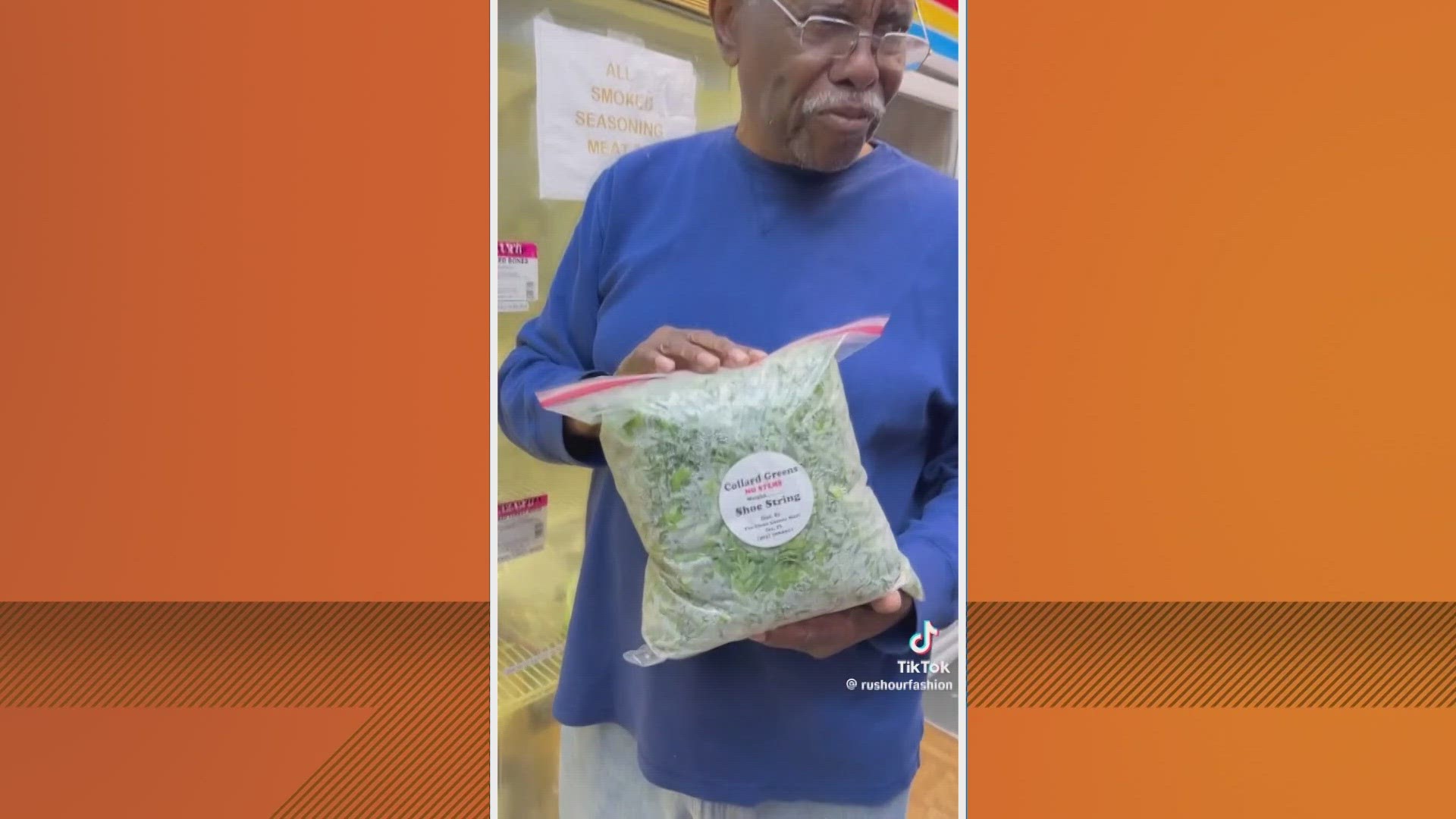 E.B. "The Green Man" Johnson says he's now getting calls to ship his collard greens out of state thanks to a local social media influencer.