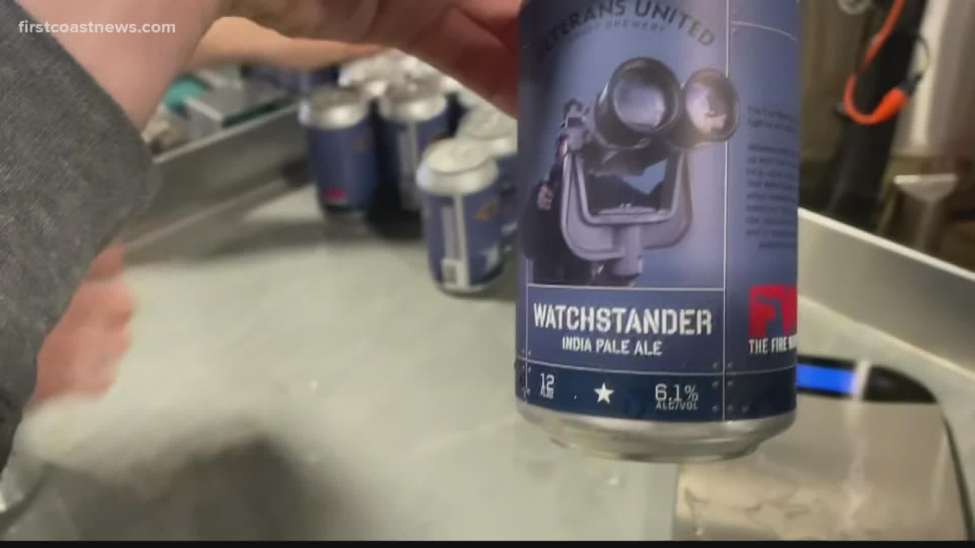 The Watchstander IPA comes with a QR code on the can that direct people to a site to help veterans in need of help with their mental health.