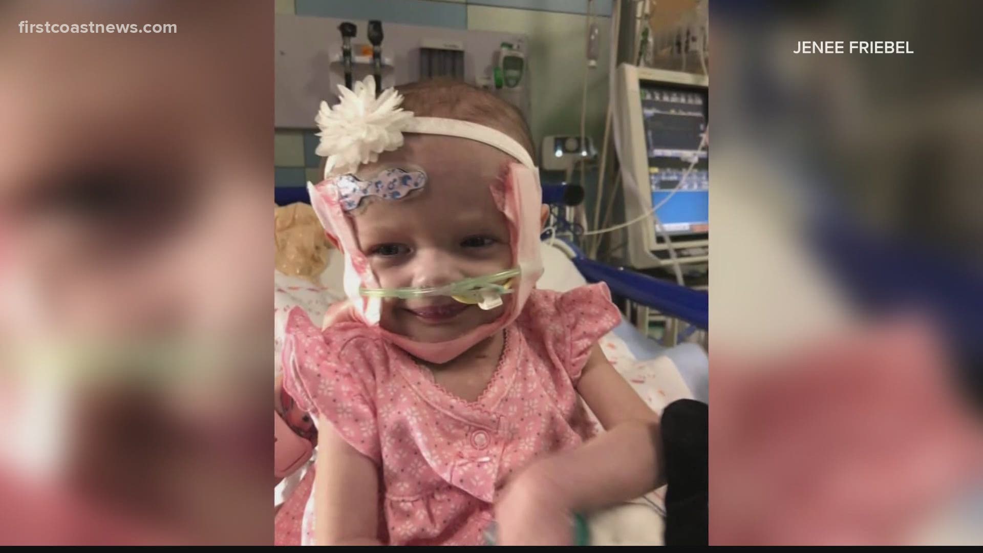 One-year-old Phoebe Friebel is waiting for a heart transplant. COVID-19 precautions have now limited who can visit her as she waits in the hospital.