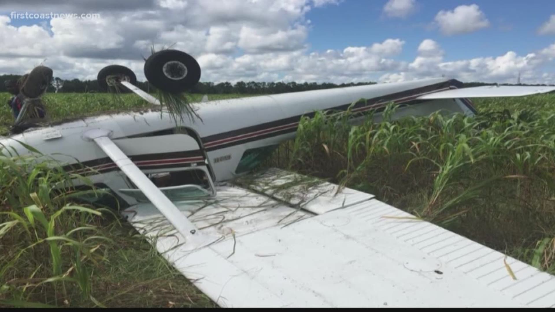 FHP said the pilot, identified as 19-year-old Shrey Chopra of Daytona Beach, was flying back to Ormond Beach after stopping at a Palatka airport when he experienced mechanical failure. He made an emergency landing in a farm field.