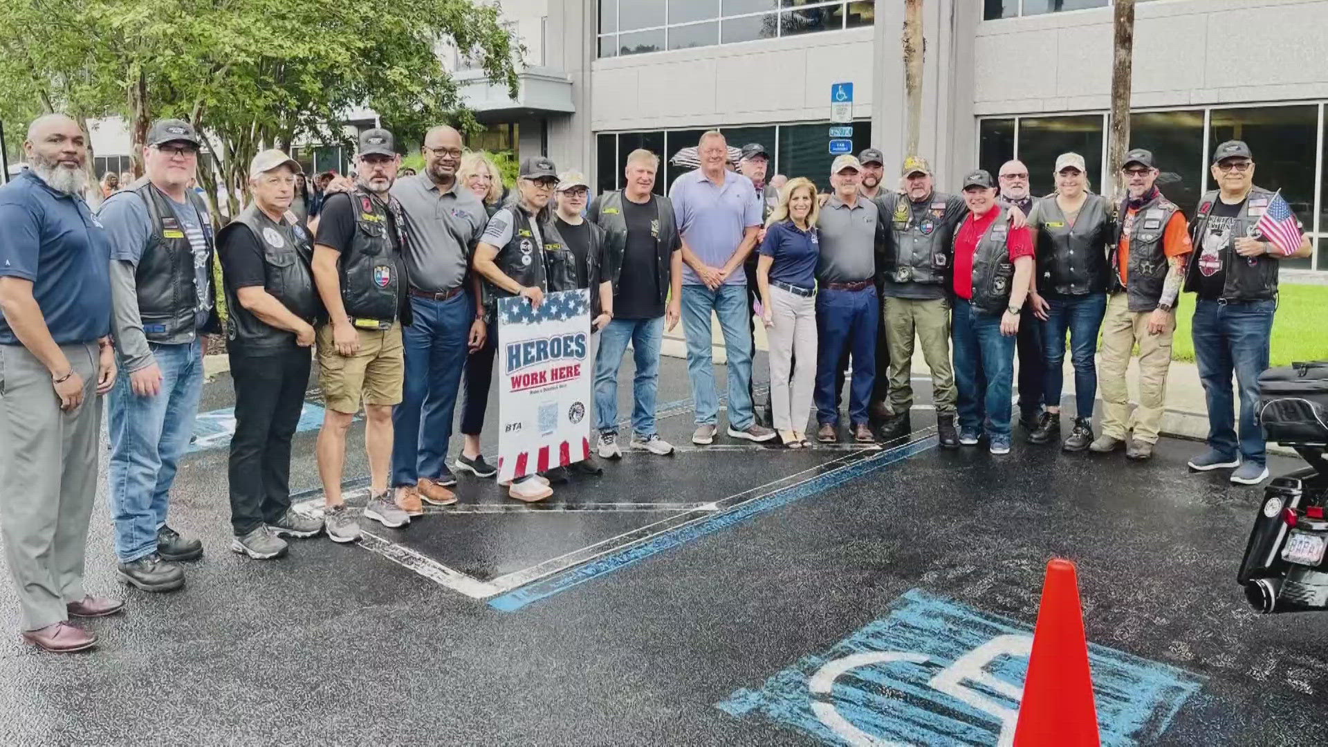 The organization is riding on motorcycles from New Jersey to Florida and raising money for veteran education charities.