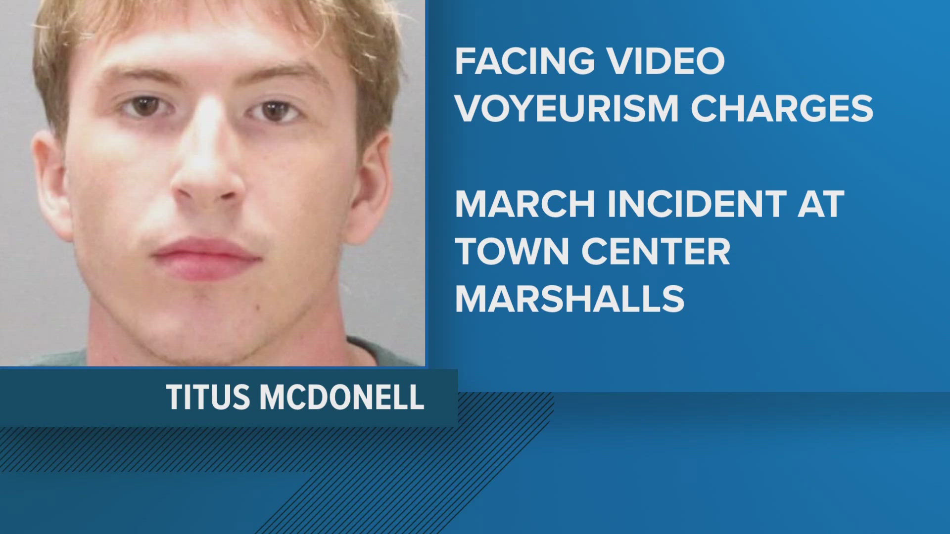The Jacksonville Sheriff's Office jail records show Titus Hugh McDonell, 18, was arrested on Wednesday night and remains in custody Saturday evening.