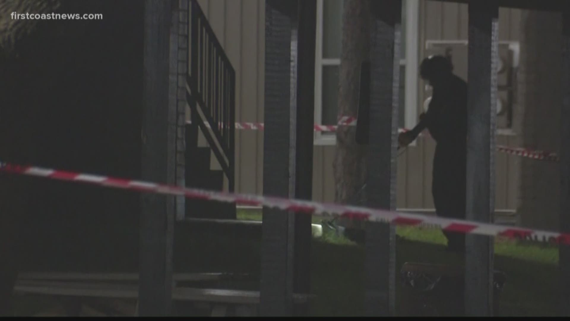 Police are investigating after a man and a woman were shot at the Oakwood Villa Apartments in Arlington.