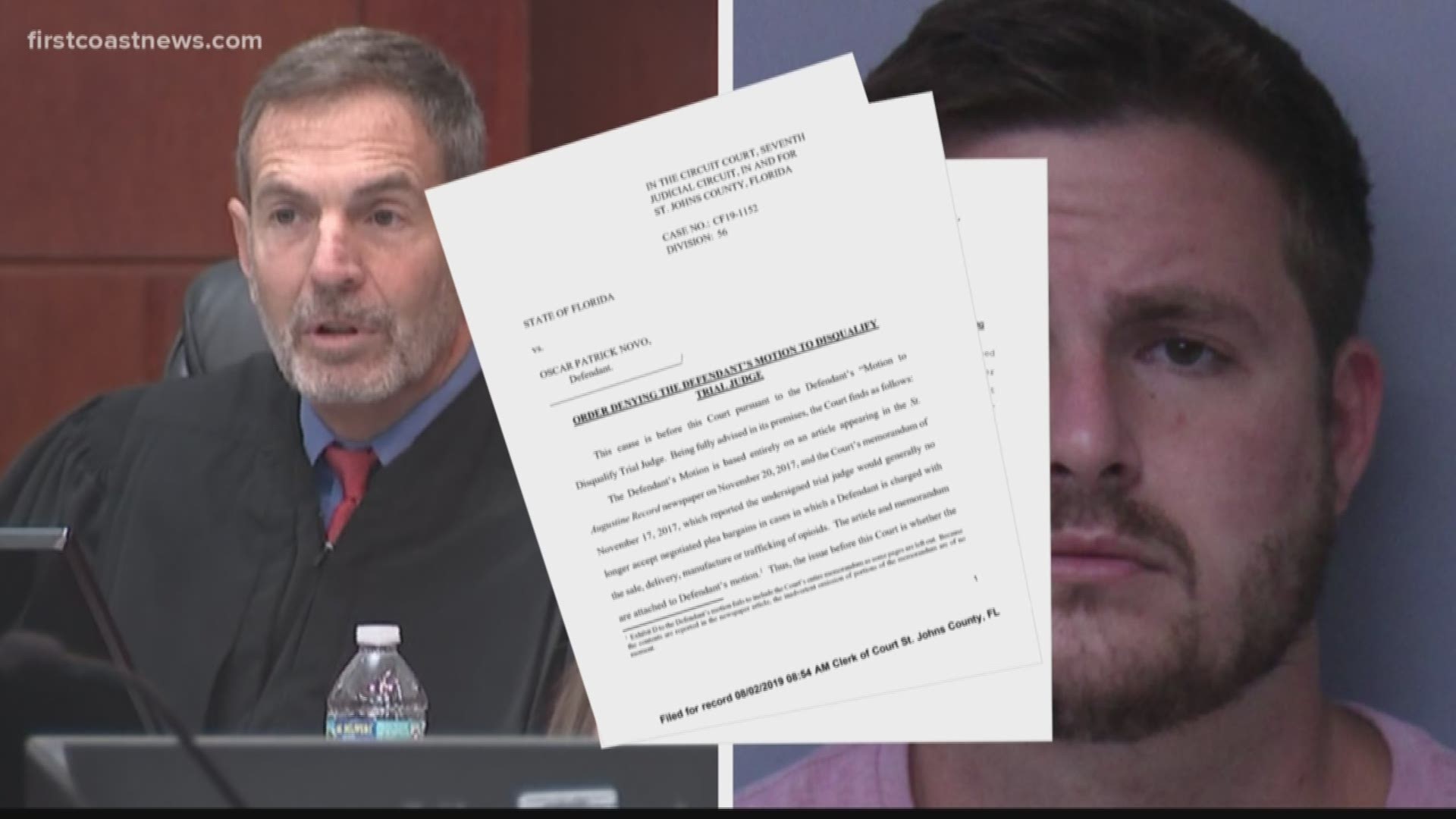 Judge's refusal to accept plea deals in opioid cases means says he "will not give a fair hearing," according to motion.