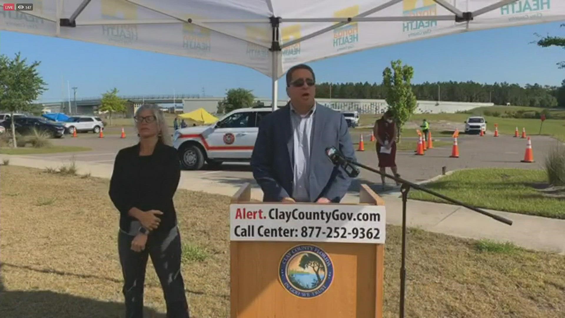 Clay County will enter Phase 2 when DeSantis makes the announcement.