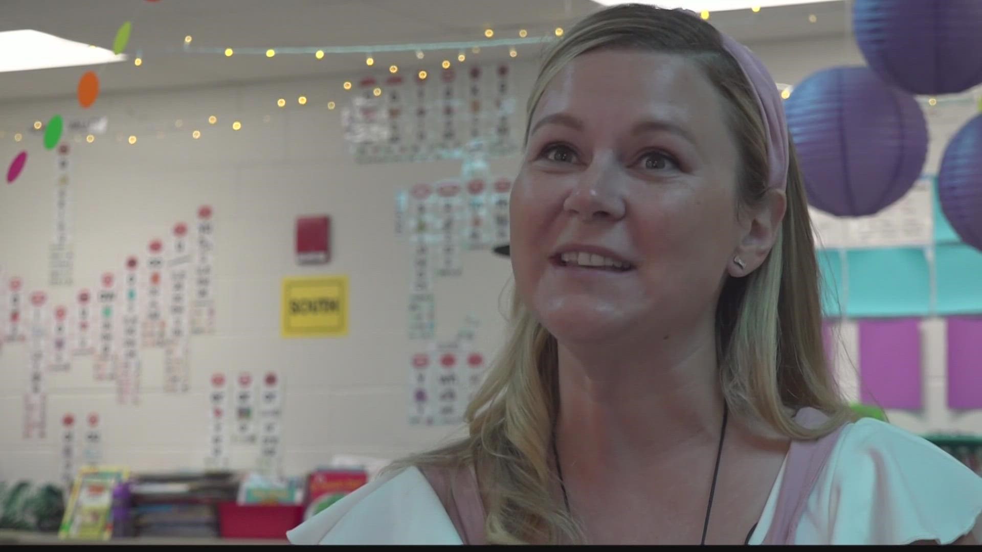Ms. Corinna Ballard is a first grade teacher at Wildlight Elementary.