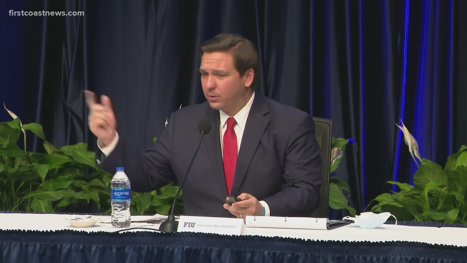 The governor said Florida has now tested 1.5 million people, or one in every 15 Floridians.