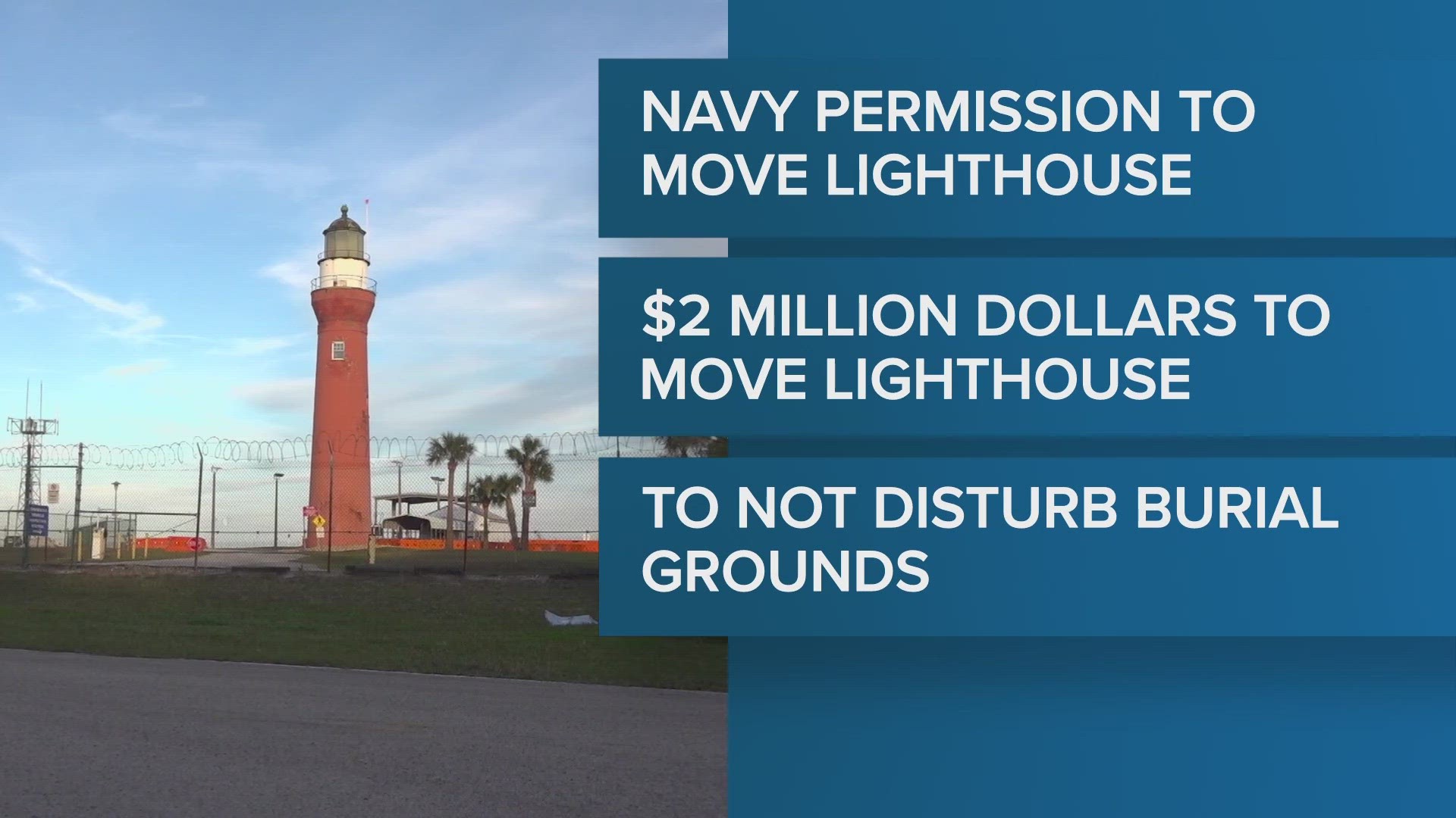 Mayport Waterfront Partnership Director Bill Gulliford called rumors about the lighthouse moving 'ridiculous.'