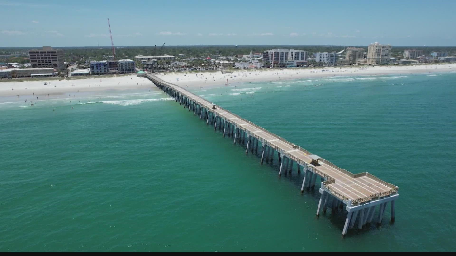 For the first time in a few years you'll be able to walk hundreds of yards out into the ocean at Jacksonville Beach Pier.