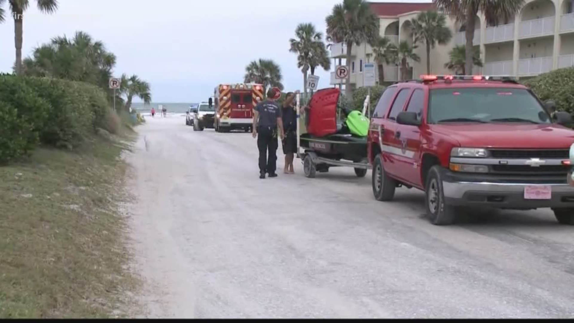 FCN's Lana Harris has the latest on an 18-year-old man who was rushed to an area hospital after a water rescue at St. Augustine Beach.