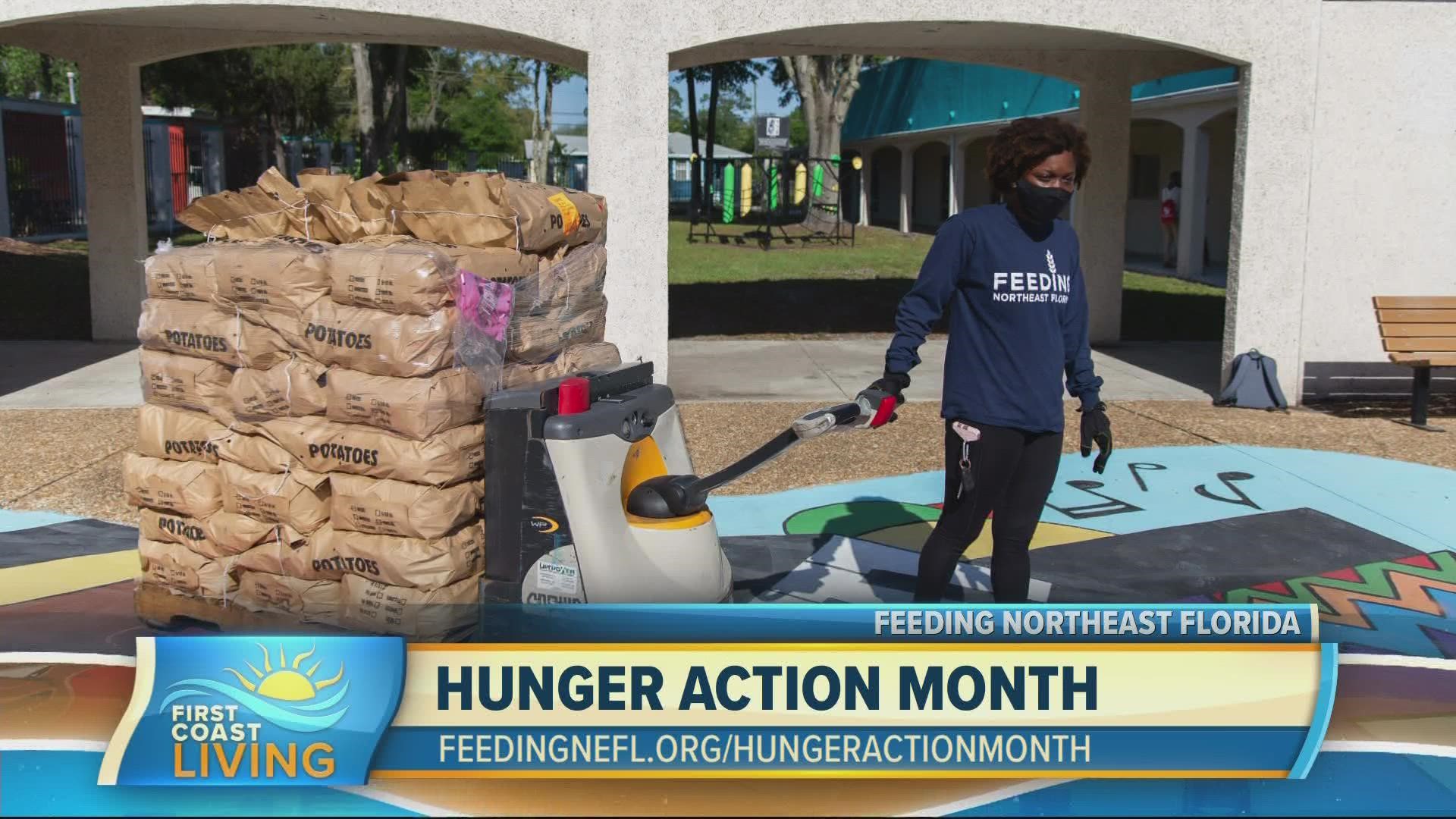 September is Hunger Action Month and it's a reminder that 1 in 5 children are faced with food insecurity here on the First Coast year-round. Your help is needed.
