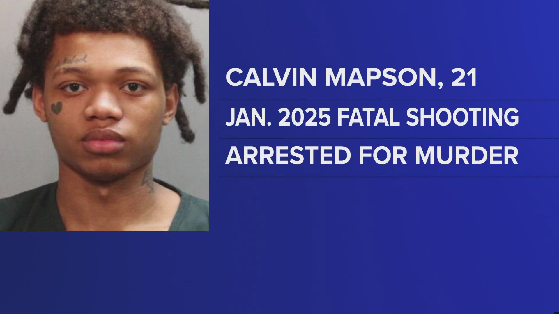 Calvin Mapson has been arrested, JSO announced Friday. 