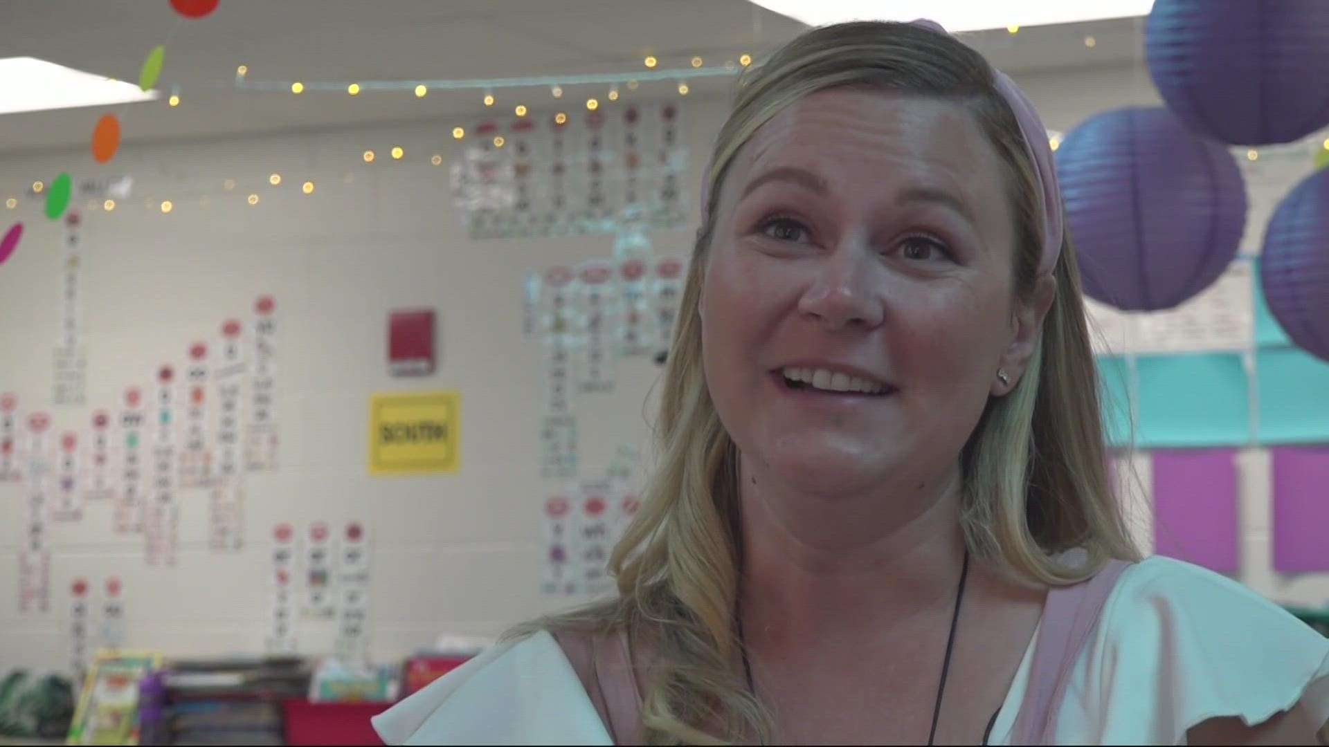 One First Coast teacher says the people who surround her helped her succeed.