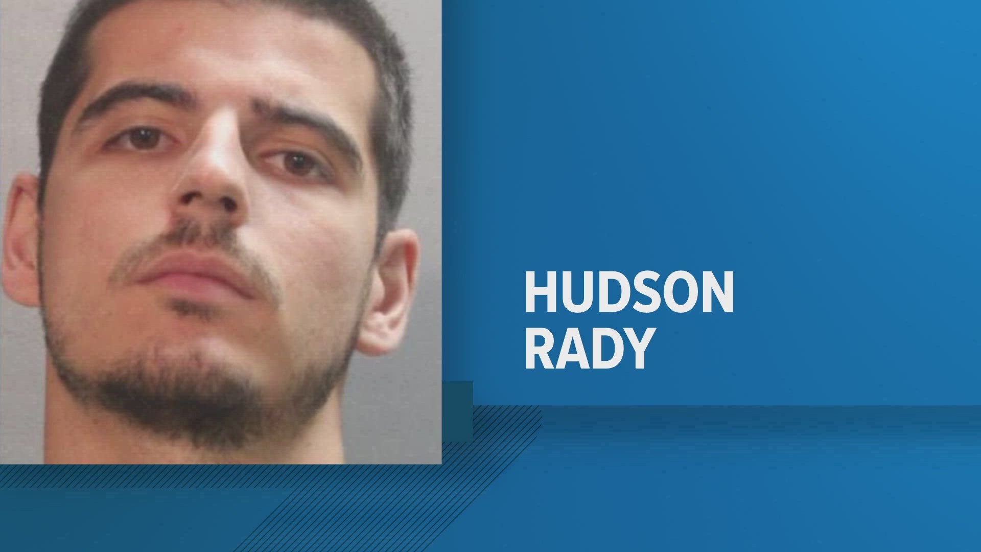 Hudson Rady, 23, has been charged with murder in connection to the death of 43-year-old Israel Gonzales.