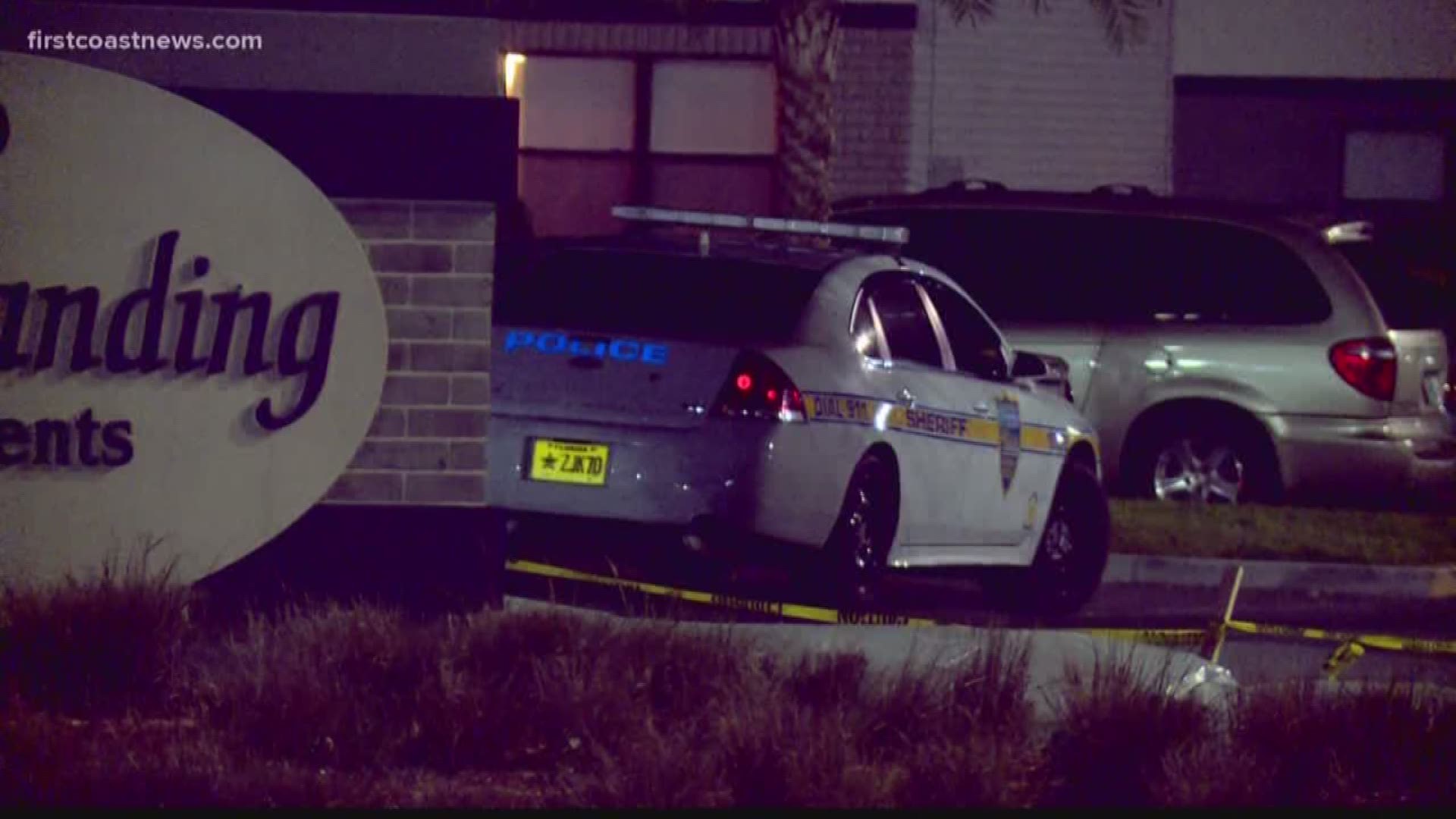 Three men are believed to have been shot at the Vista Landing Apartments, according to police.