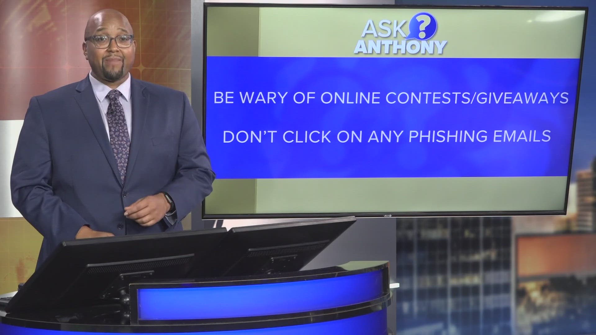 We're On Your Side reminding you that there are risks when you're online.