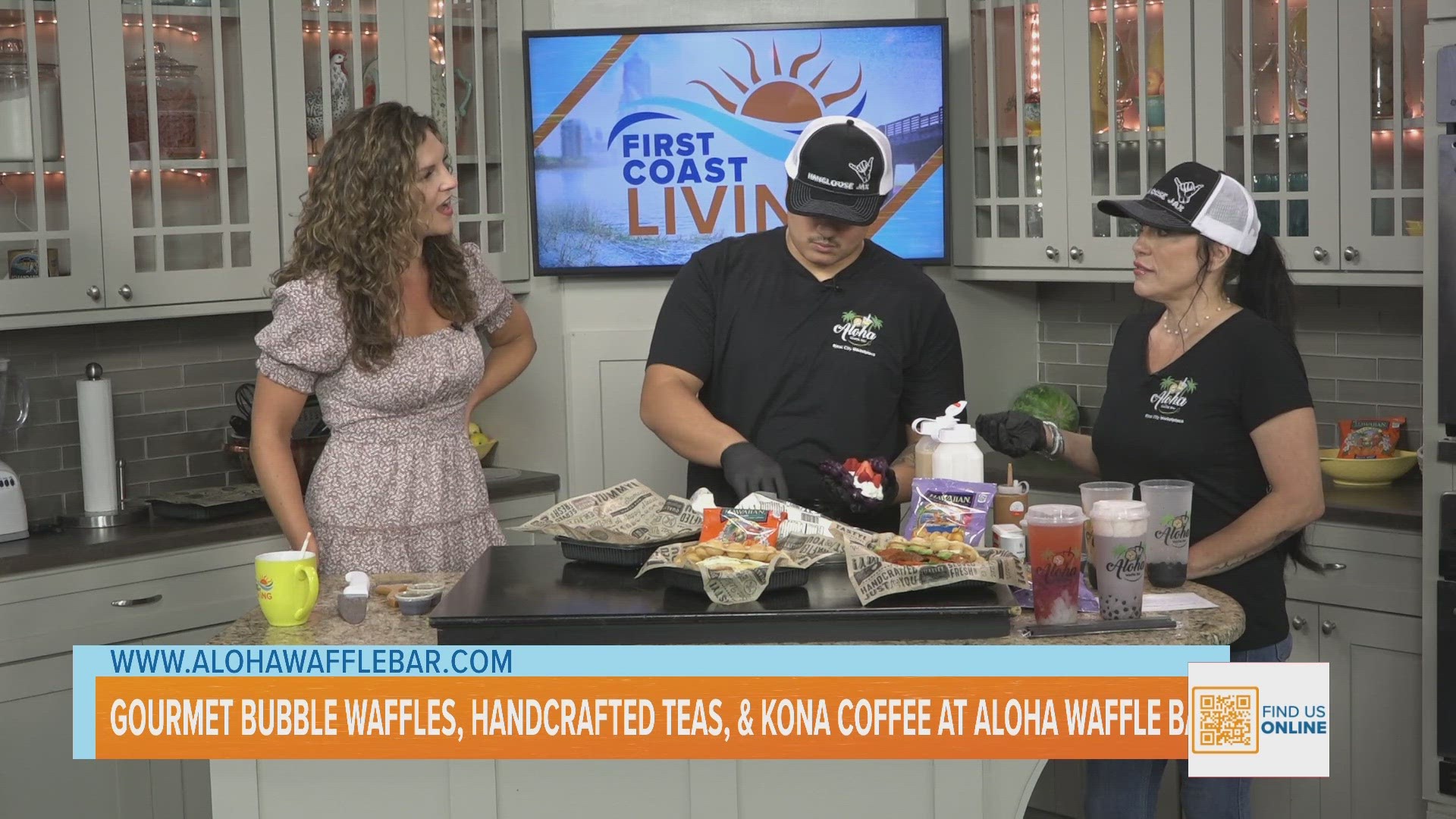 Livin' in the Kitchen with Aloha Waffle Bar!