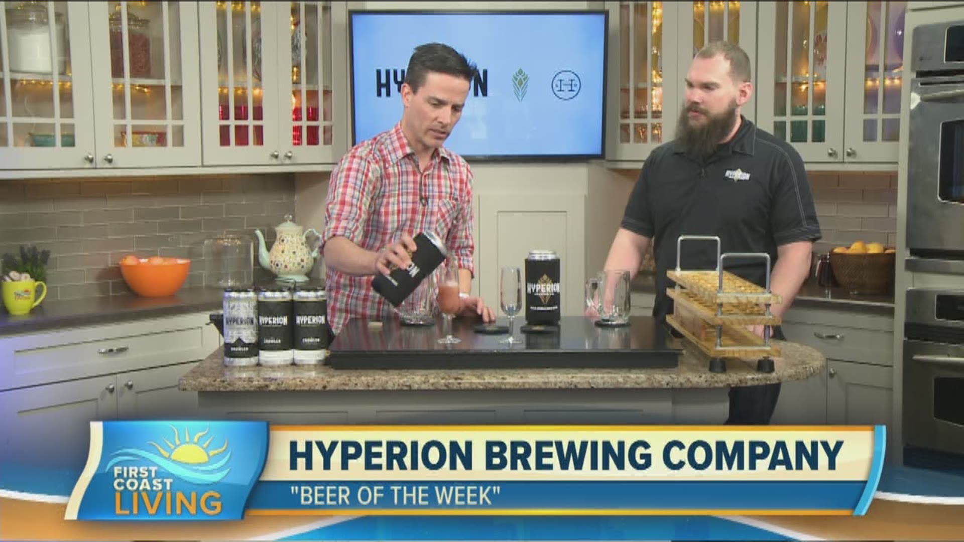 Curtis Dvorak brings us the beer of the week with Hyperion Brewing Company with a peanut butter flavored beer and blood orange beer.