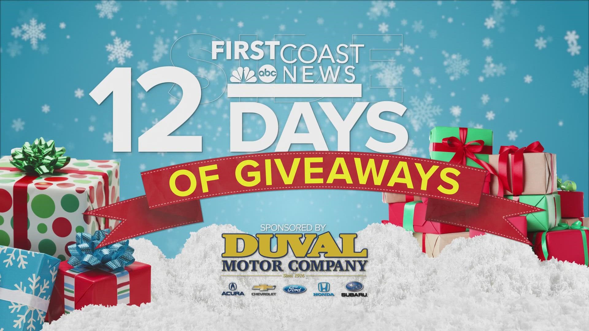 First Coast News finds people around Northeast Florida and Southeast Georgia and gives them money for the holidays | 12 Days of Giveaways