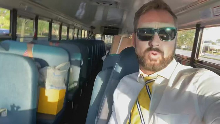 First Coast News is Stuffing the Bus with Lewis Turner