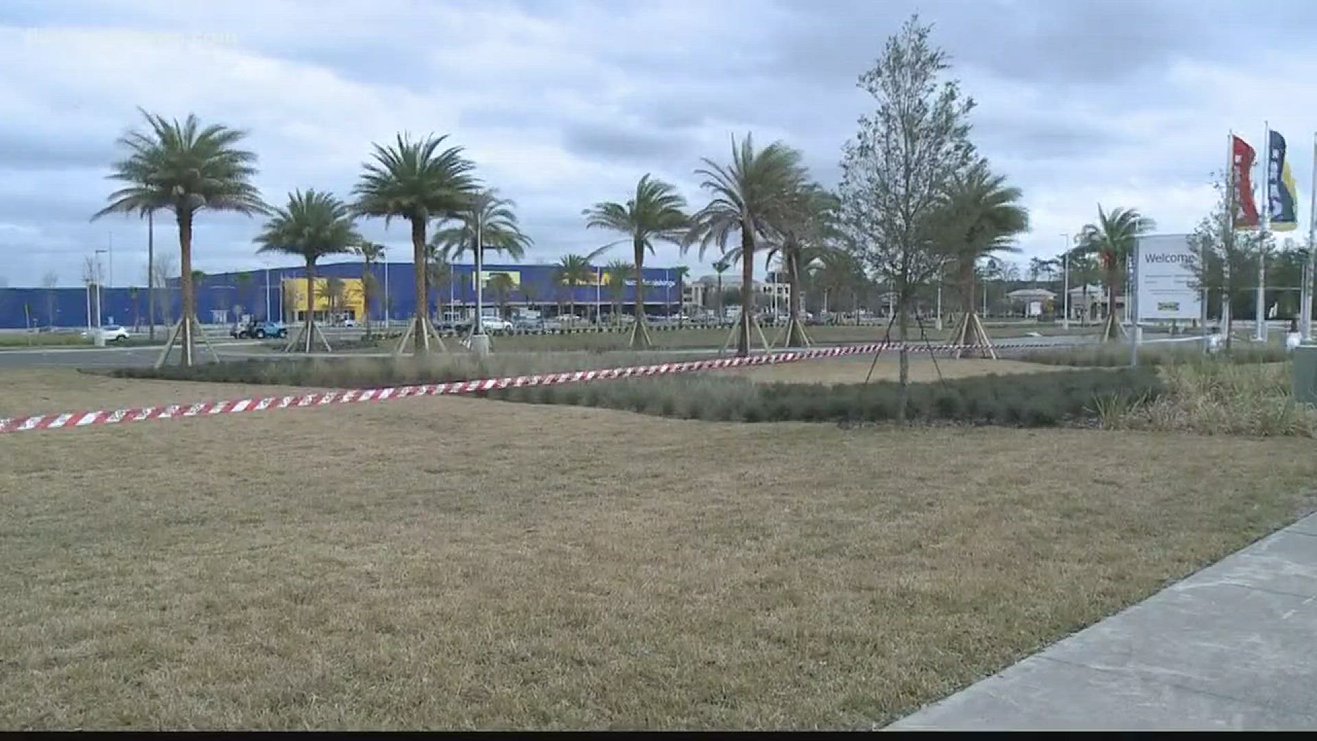 The IKEA store in Jacksonville was evacuated after a suspicious package was found in the parking lot.