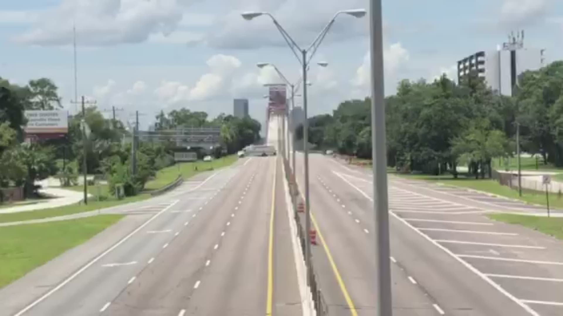 Around 1:08 p.m., the Jacksonville Sheriff's Office said they closed both lanes of the Mathews Bridge due to police activity.