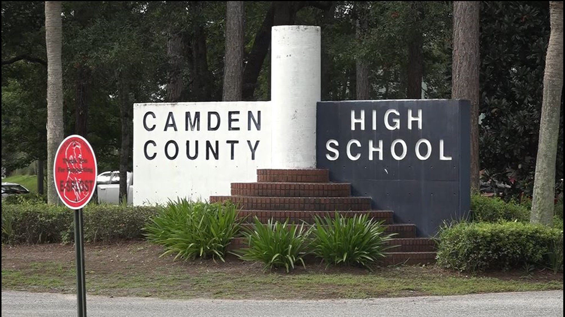 Who was tased at Camden County High School on Friday?