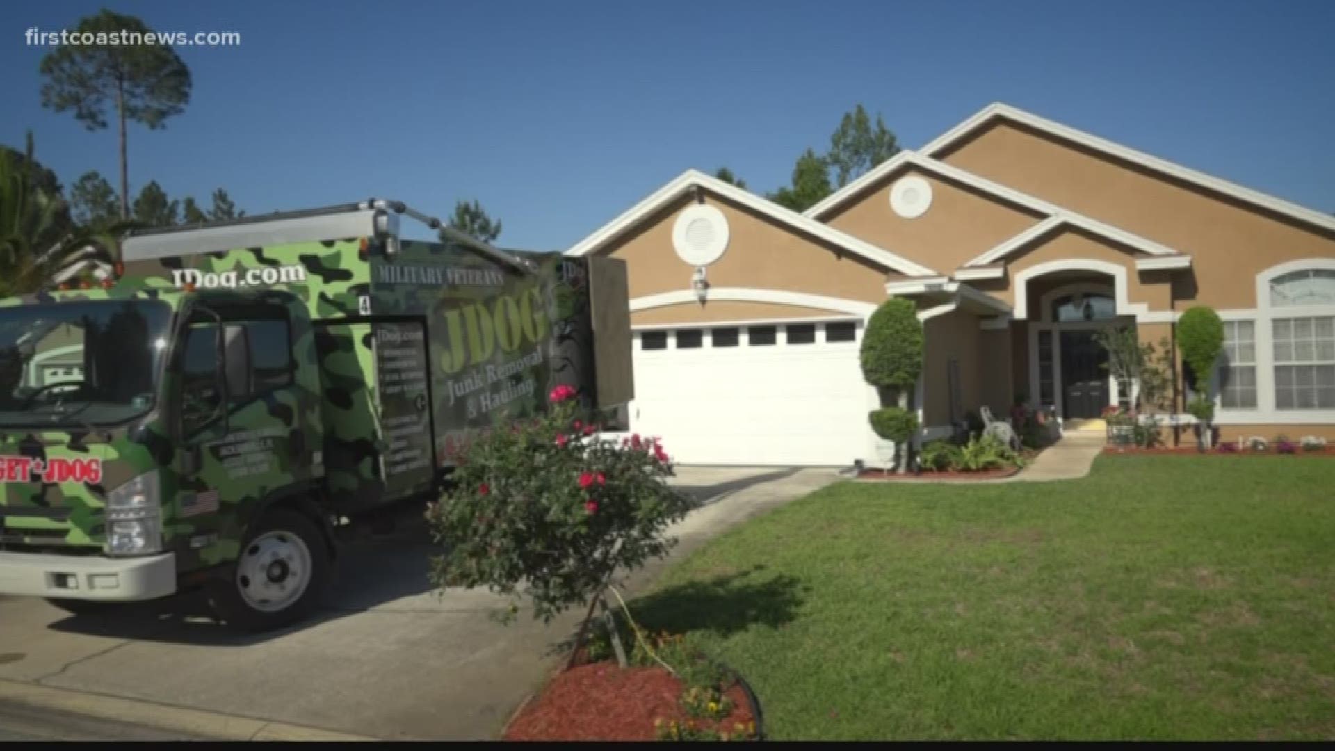 A local business that solely employs veterans and their families is giving back to the First Coast communities and keeping the Earth clean in the process.