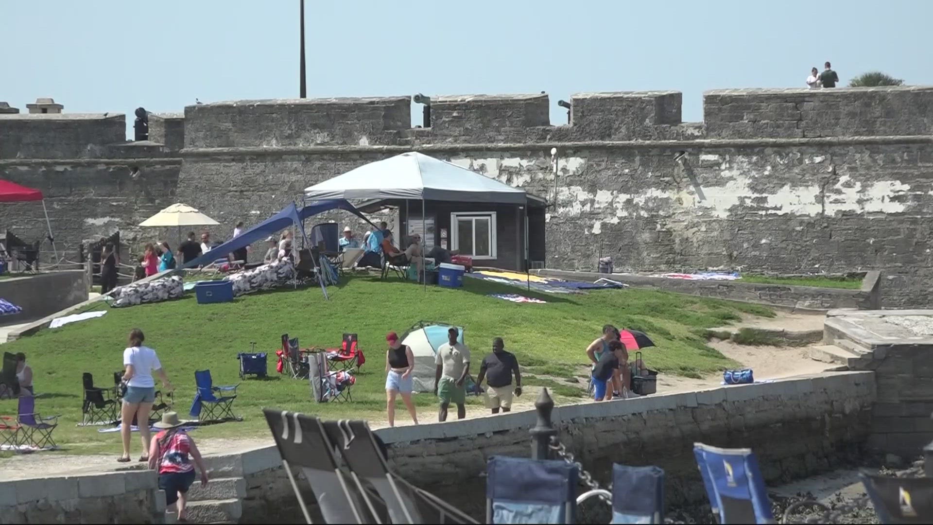 Visitors and residents alike are preparing for the annual firework show.
