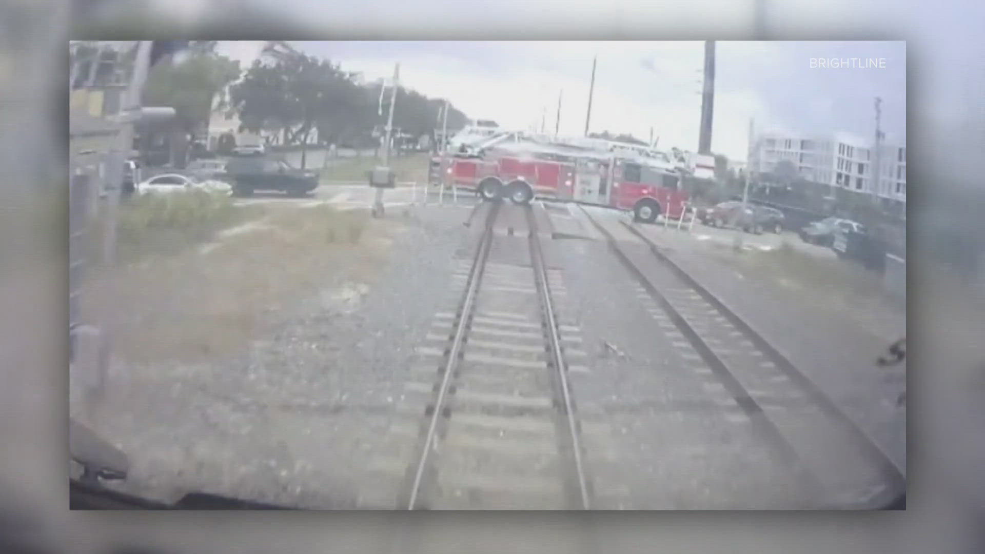 15 injured after Brightline train crashes into Florida firetruck