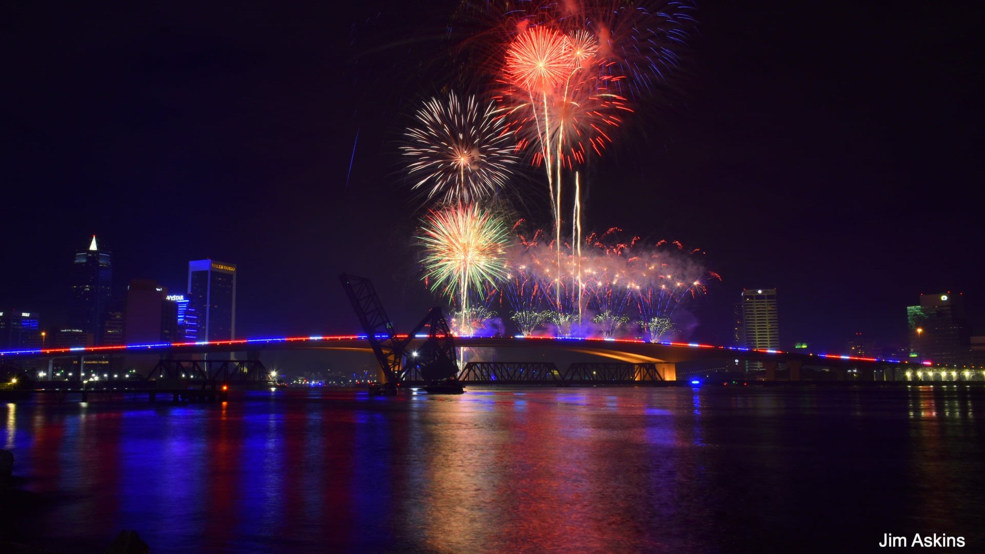 4th of July fireworks in Jacksonville