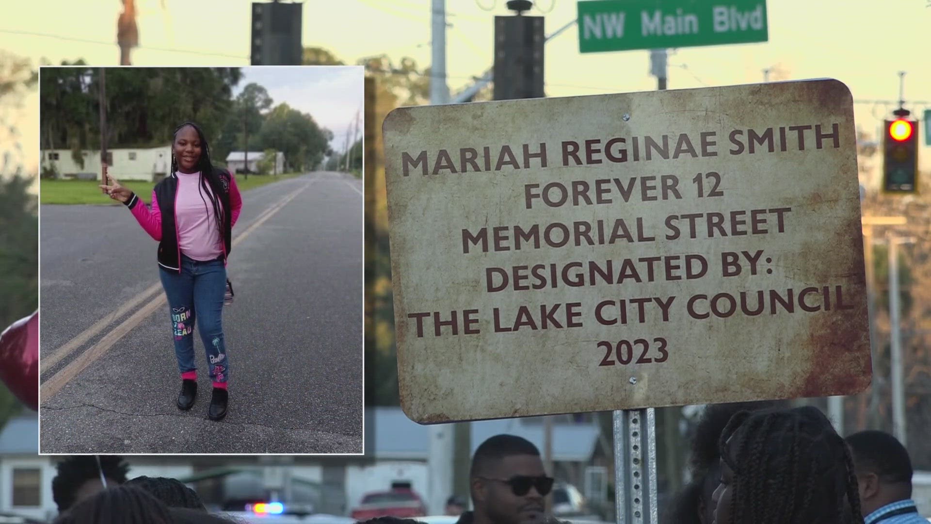 The Lake City Council unanimously approved designating Long Street as the Mariah Reginae Smith Forever 12 Memorial Street; dedicated to Mariah Smith.