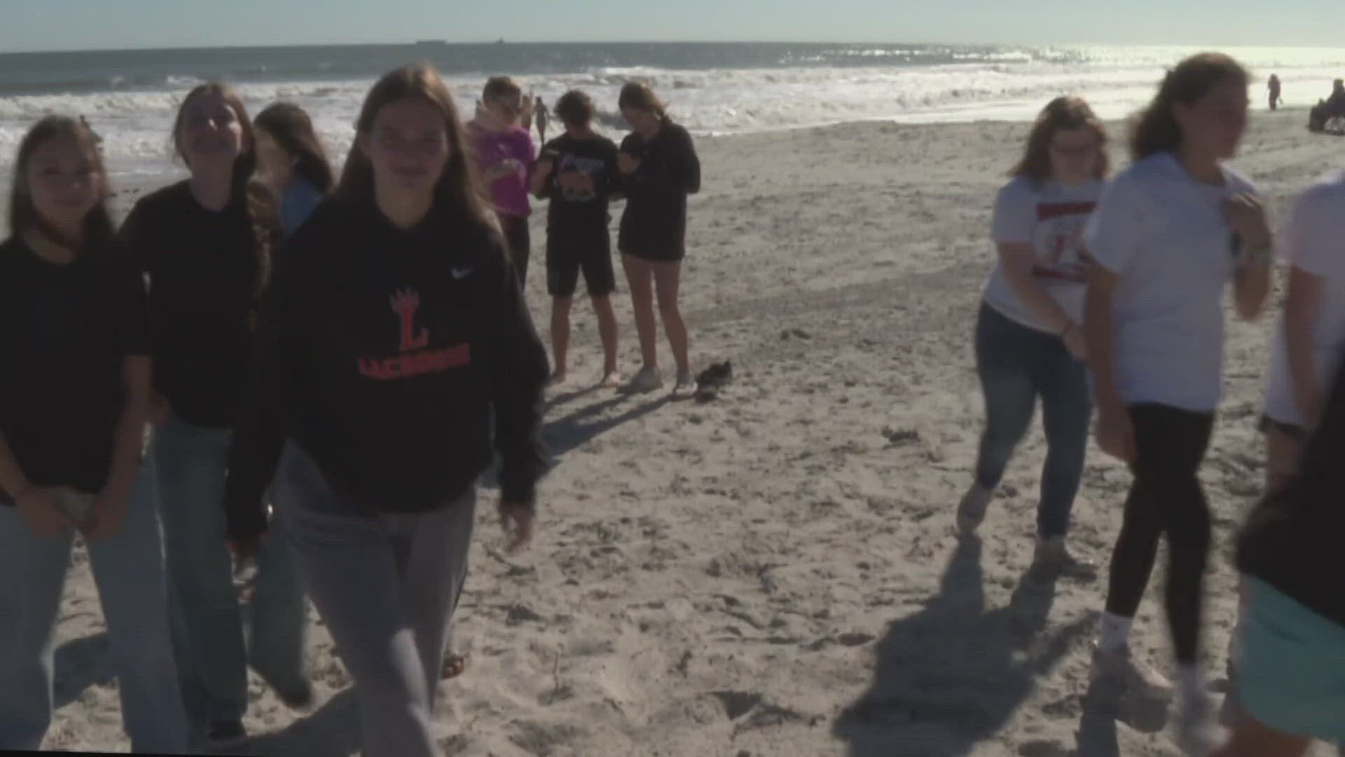 Students from Beaches Go Green clubs in Duval and St. Johns counties took part in the event.