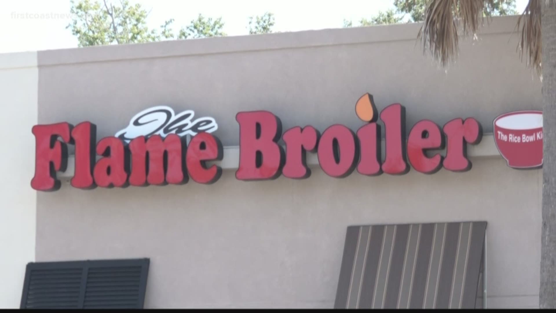The Flame Broiler's San Marco location will be closed for repairs over the next four to six weeks due to a fire that broke out Friday evening during a burglary.