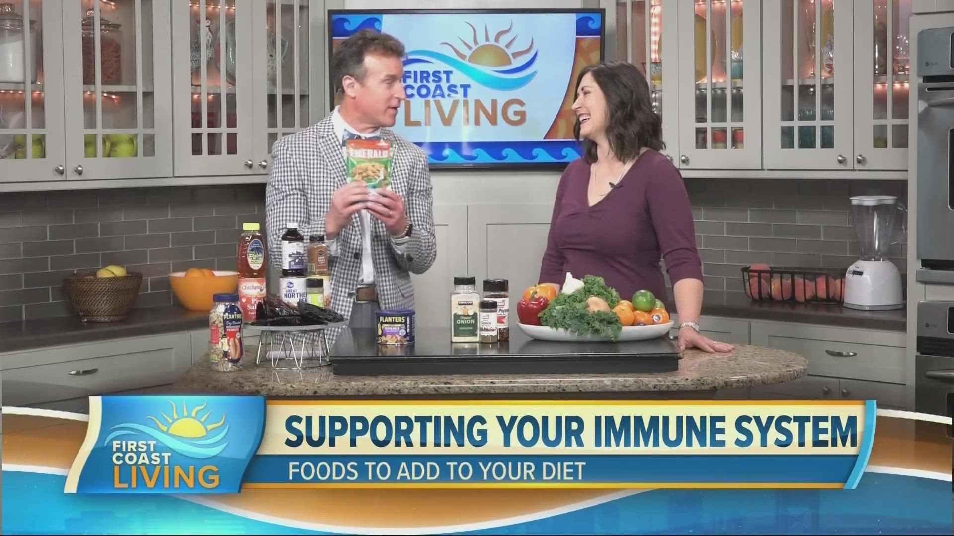 Dr. Casey Colin from the UNF Nutrition and Dietetics Department joins us with proactive steps we can take to stay healthy.