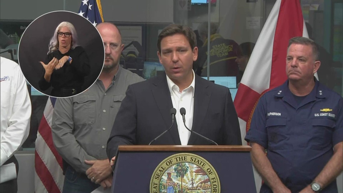 DeSantis warns of storm surge, rain, flooding dangers ahead of ...