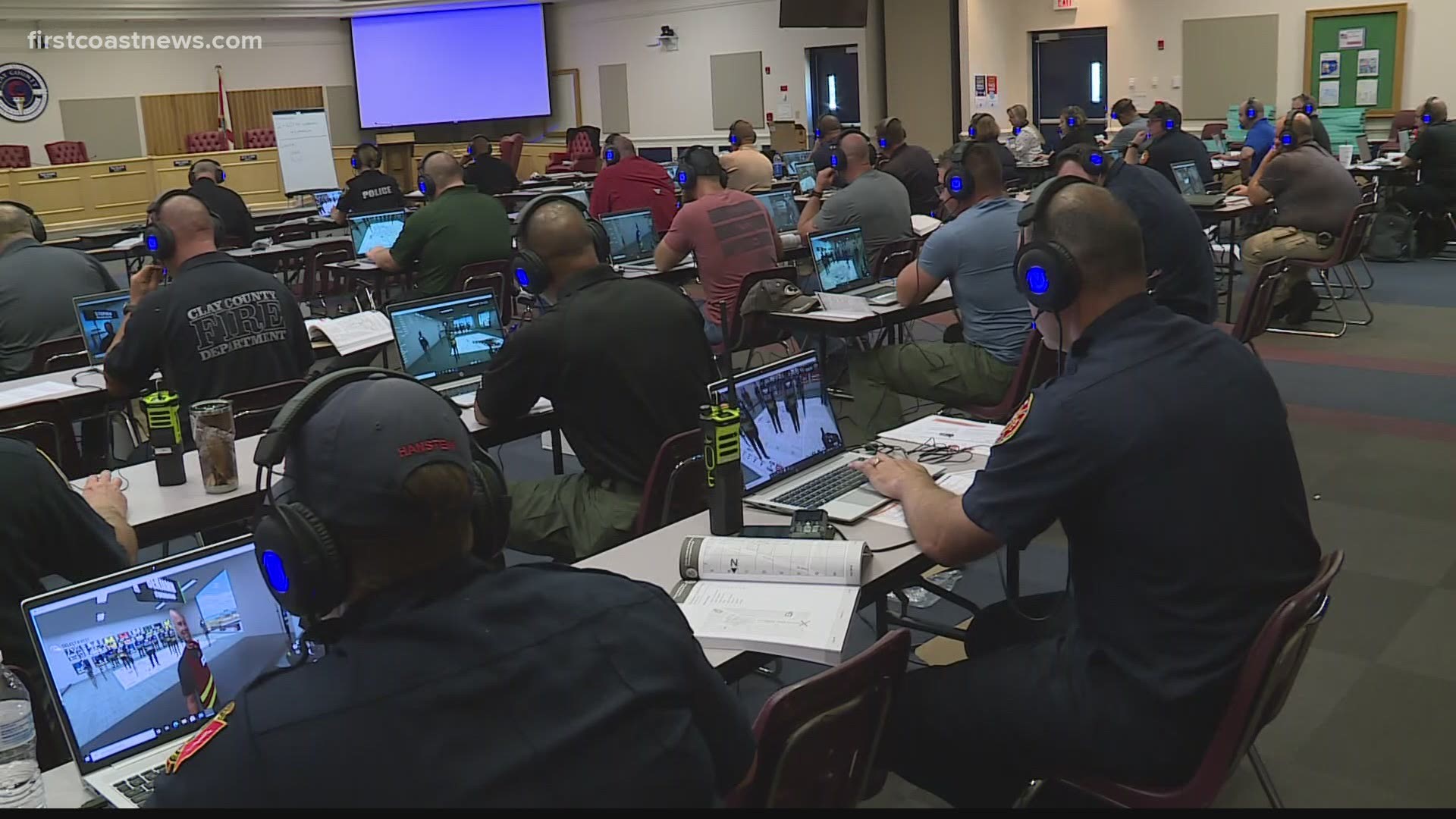 Clay County active shooter drill teaches agencies communication, coordination