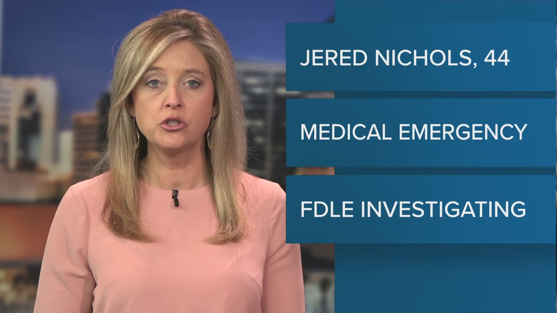 Jered Jerome Nichols, 44, was arrested last week. While he was being assessed by medical personnel because he seemed ill, he had a "medical emergency," police said.