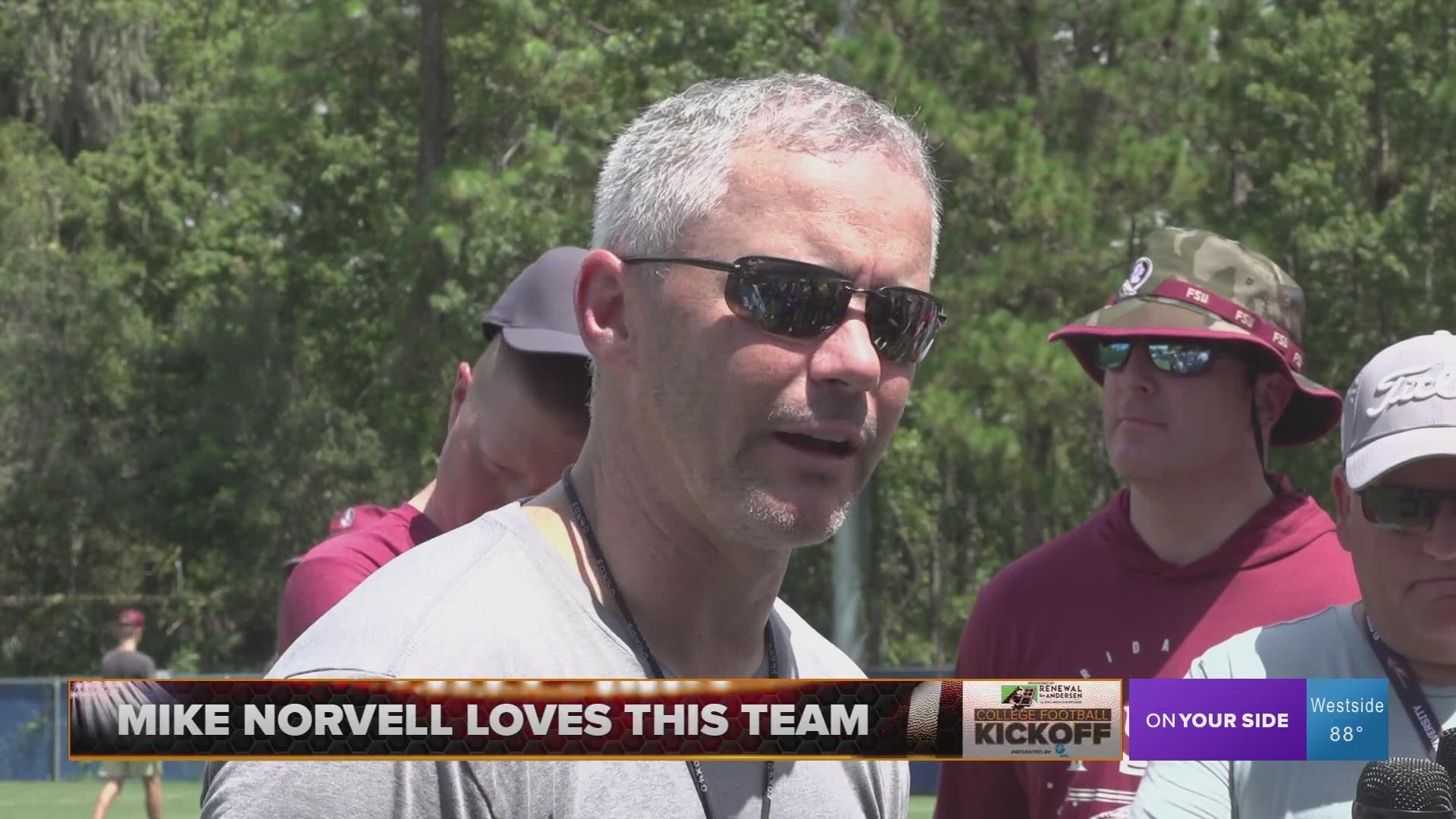 The Seminoles host practice in Jacksonville before each season. It's a new tradition Mike Norvell added to program for the heat elements.