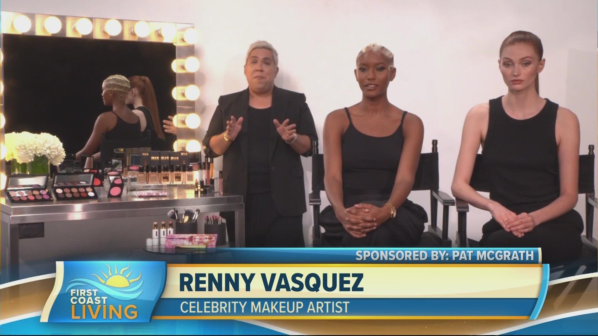 Celebrity makeup artist, Renny Vasquez shares how Pat McGrath's makeup line can help transform your look.