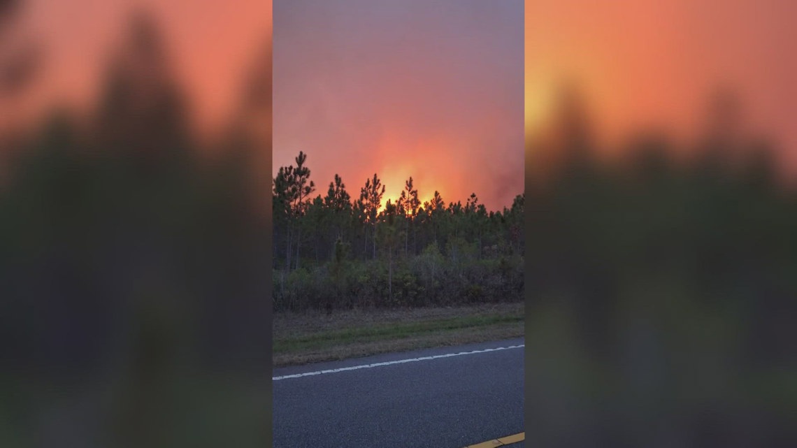 2,720-acre wildfire reported at Florida-Georgia line