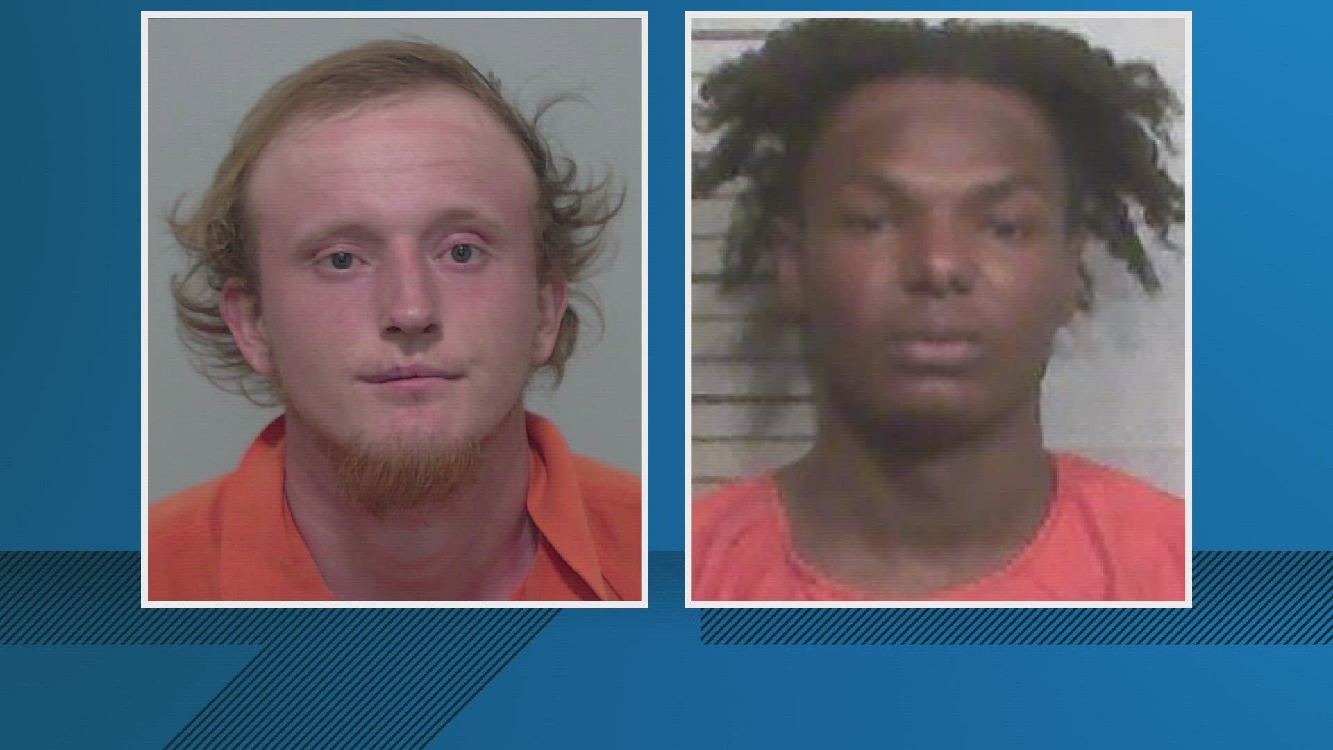 The Lake City Police Department says 23-year-old Andrew Brown and 20-year-old Ahkeim Griffin were arrested on Aug. 3, as both men face charges of grand theft.