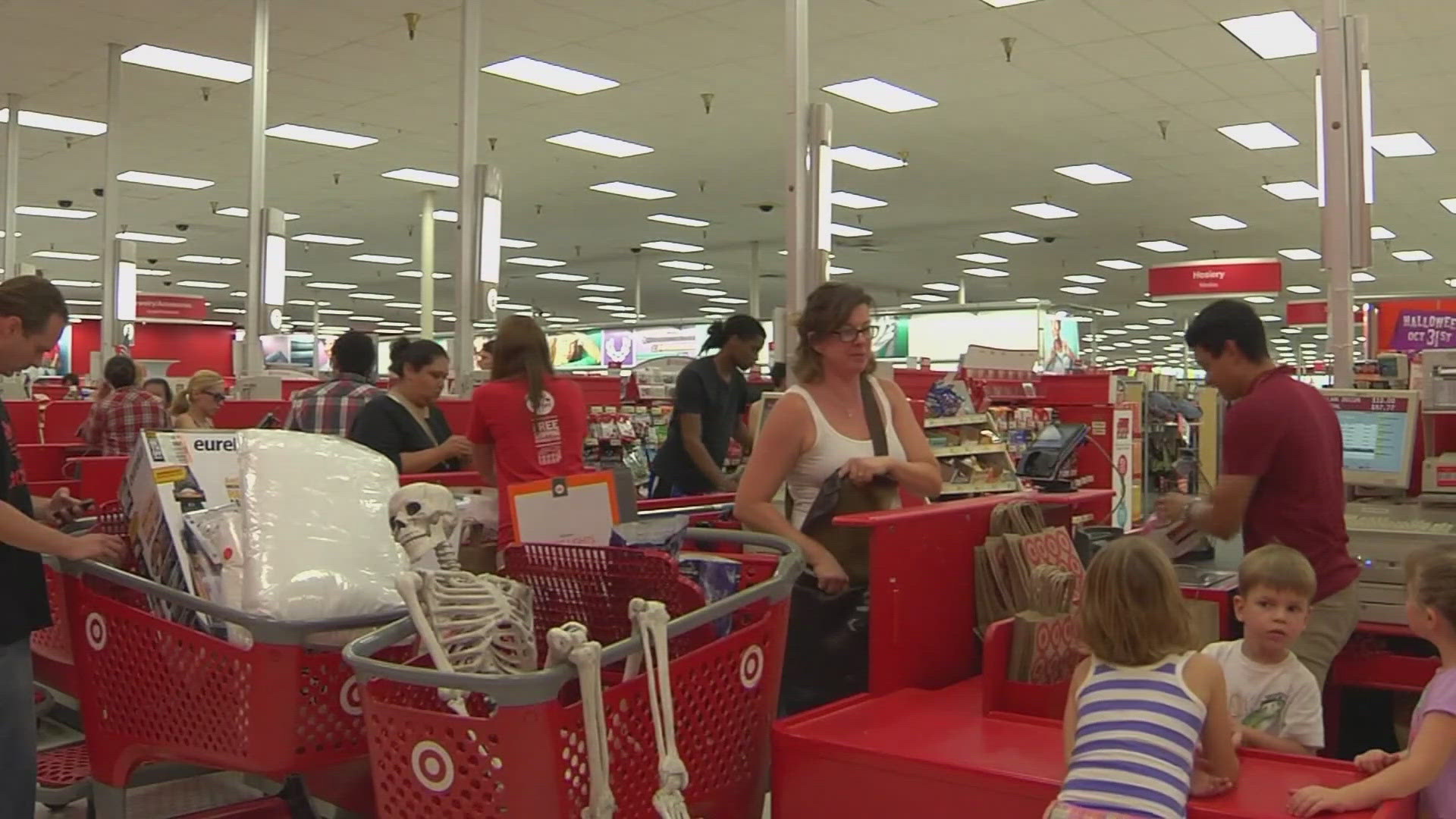 Target said the price cuts, already applied to 1,500 items, will include 5,000 food, drink and essential household goods.