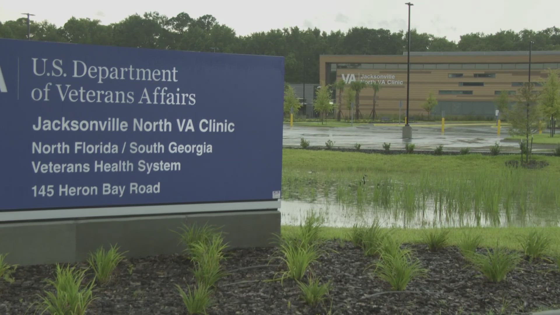 He told First Coast News he walks a mile to get to the VA from the bus stop.