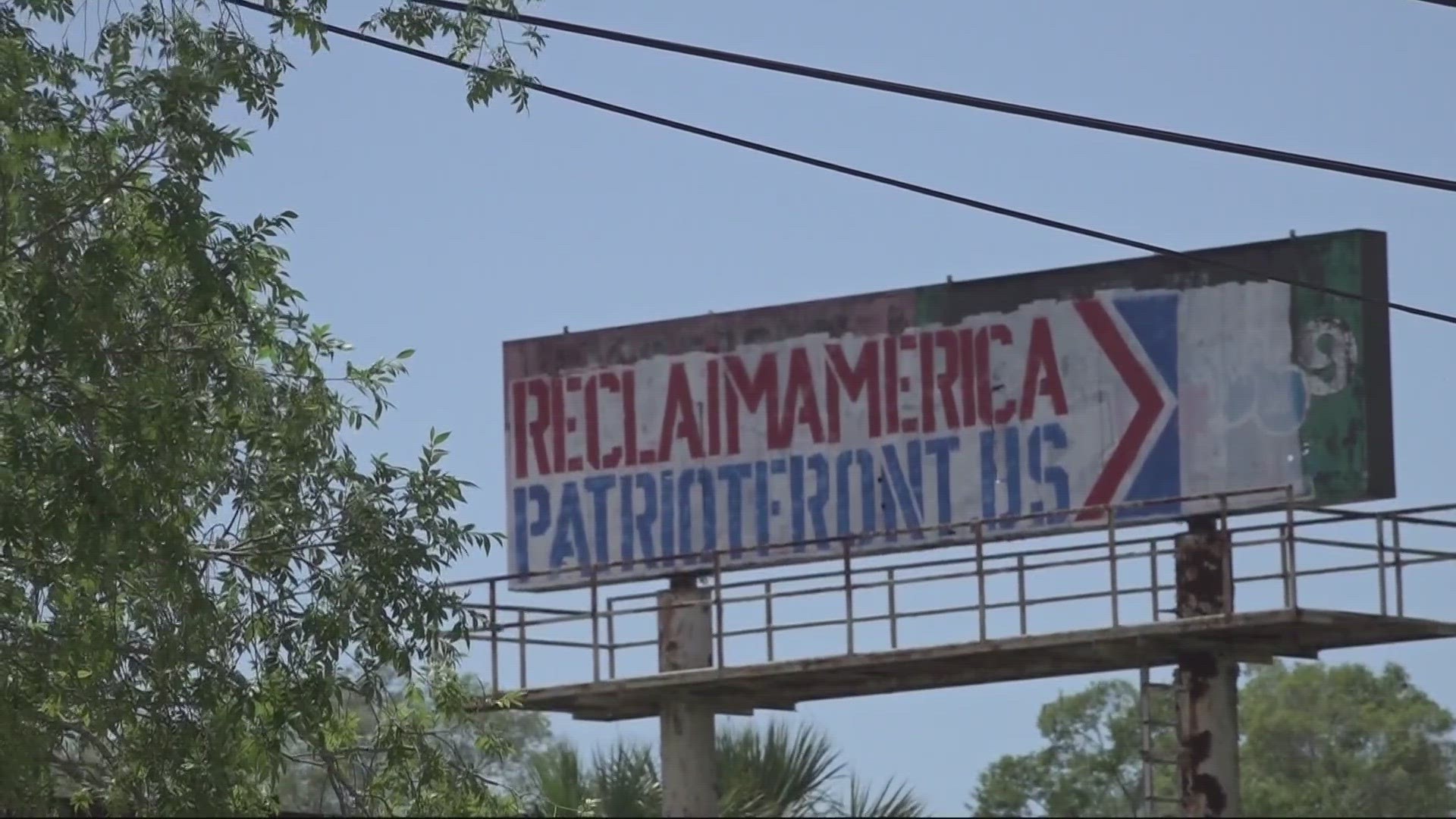 It's not the first time that messages of hate have been displayed publically in Jacksonville.